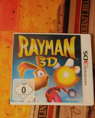 Rayman 3D (Nintendo 3DS, 2008) (Box Manual Modul) CIB works