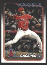Kelvin Caceres #680 2024 Topps Los Angeles AngelsRC Rookie