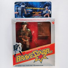 BRAVESTARR: TEX HEX MALONE & LASERPACK LASER-FIRE, MATTEL 1988, MADE IN SPAIN