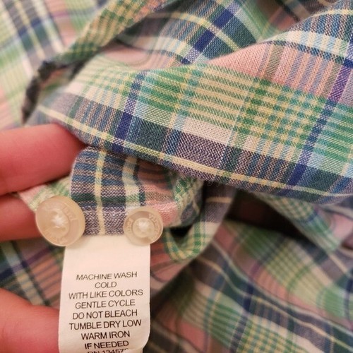 Vineyard Vines Plaid 100% Cotton Murray Shirt szM - Picture 6 of 13