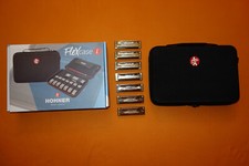 New HOHNER SPECIAL 20 SET 7 HARMONICAS A Bb C D E F G w FlexCase Zipper Gig Bag