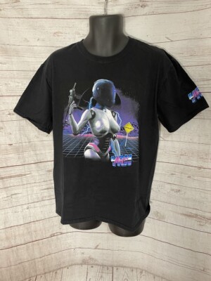 YRN Young Rich Nation Men's Black Graphic T-Shirt Short Sleeve Size L Large
