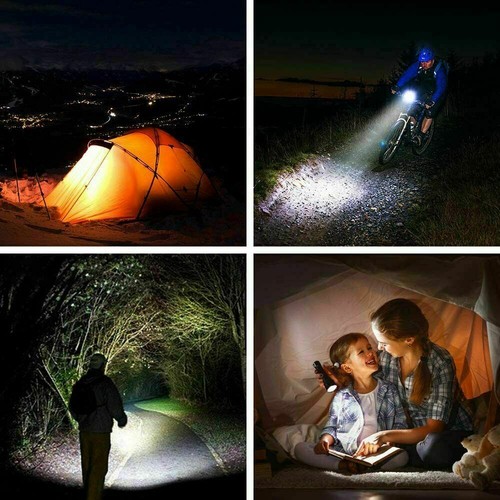 1000000 Lumens Super Bright LED Tactical Flashlight Rechargeable LED Work Light - Picture 8 of 8