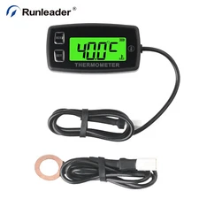Digital Engine Temperature Gauge,Over-Temperature Alert,Backlight For Motorcycle