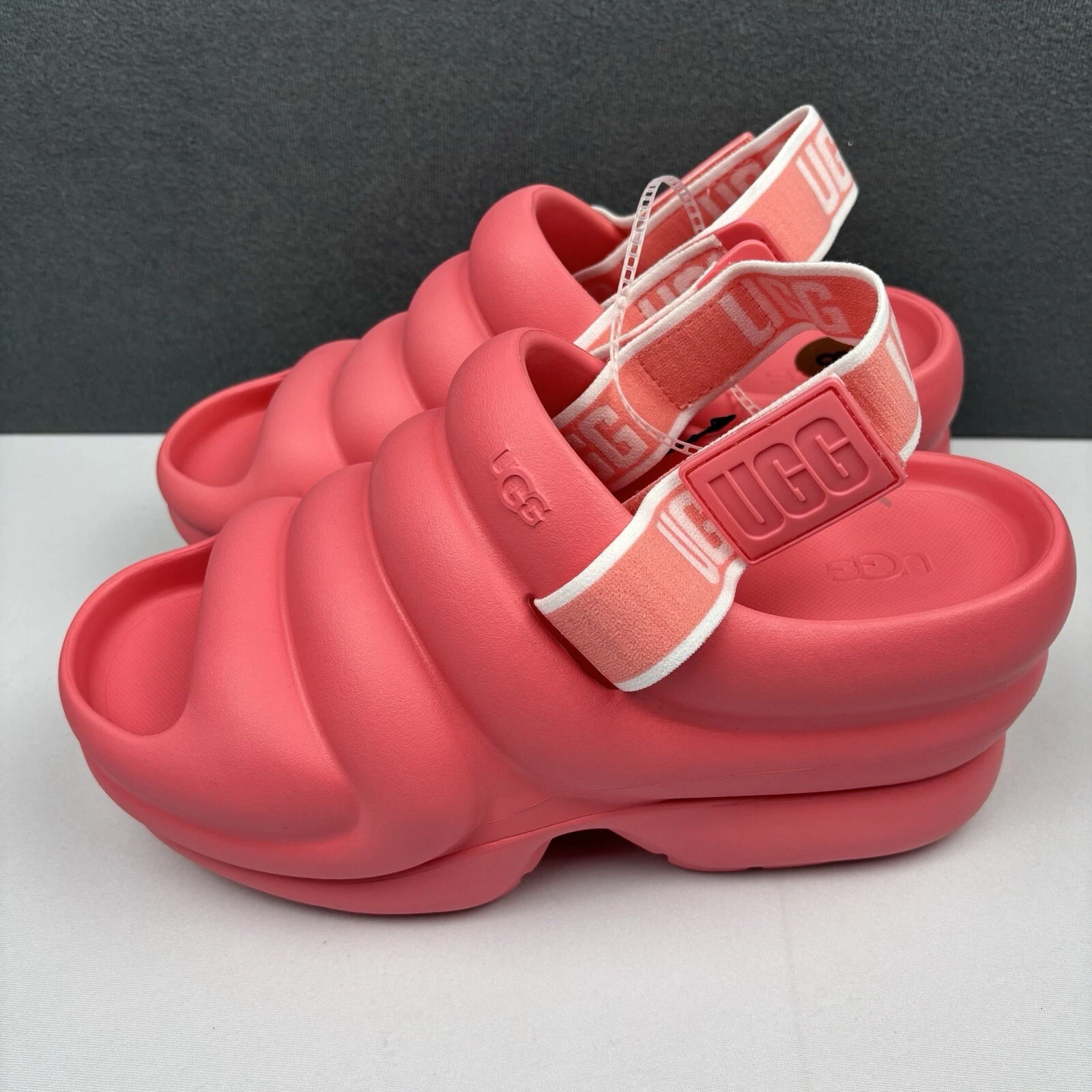 Sandali sportivi UGG Sport Aww Yeah rosa plateau slide donna taglia 8