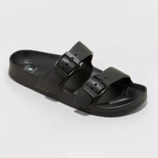Women's Neida EVA Two Band Footbed Slide Sandals - Shade & Shore™ Size 7