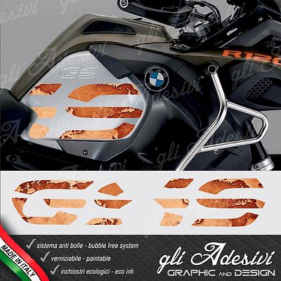 2 Aufkleber Seite Tank BMW R 1200 GS Adventure LC Big 2016 World Map