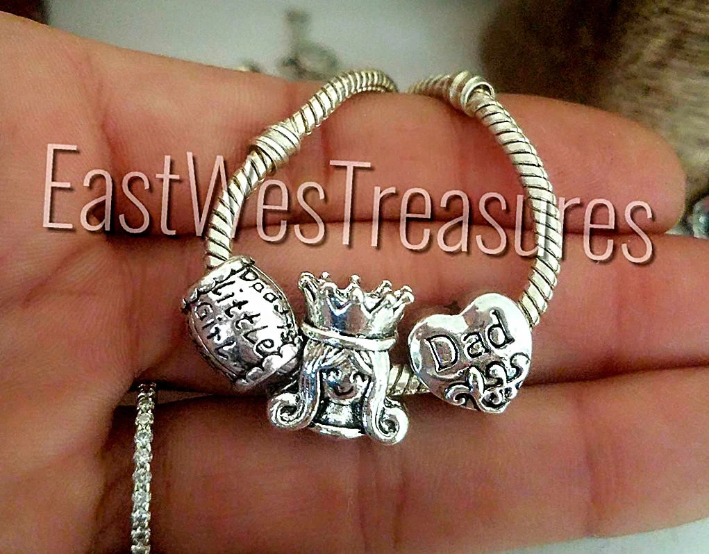 Dad on sale charm bracelet