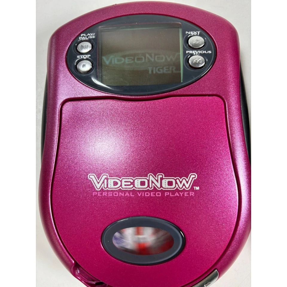 Reproductor de video personal Tiger VideoNow con 5 discos y estuche de transporte probado Foto 2 de 4