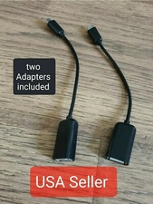 2x Micro USB OTG Host Adapter Male to 2.0 Female For Android Tablet / Phone