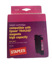 Epson Inkjet Printer Cartridge T044340 Staples 13ml Magenta High Capacity C64