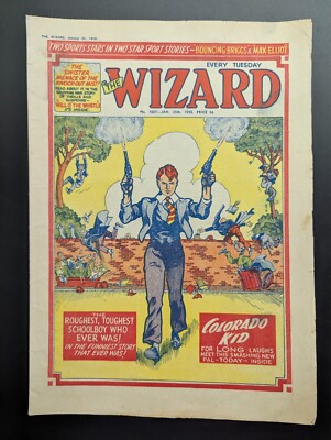 Wizard Comic No 1667, January 25th 1958, D.C. Thomson, Birthday Issue