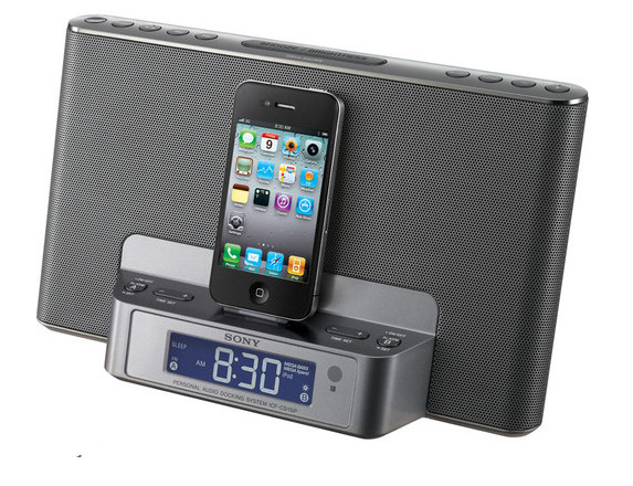 Sony Icf-cs15ip Personal Speaker Dock Clock Radio for iPod & iPhone