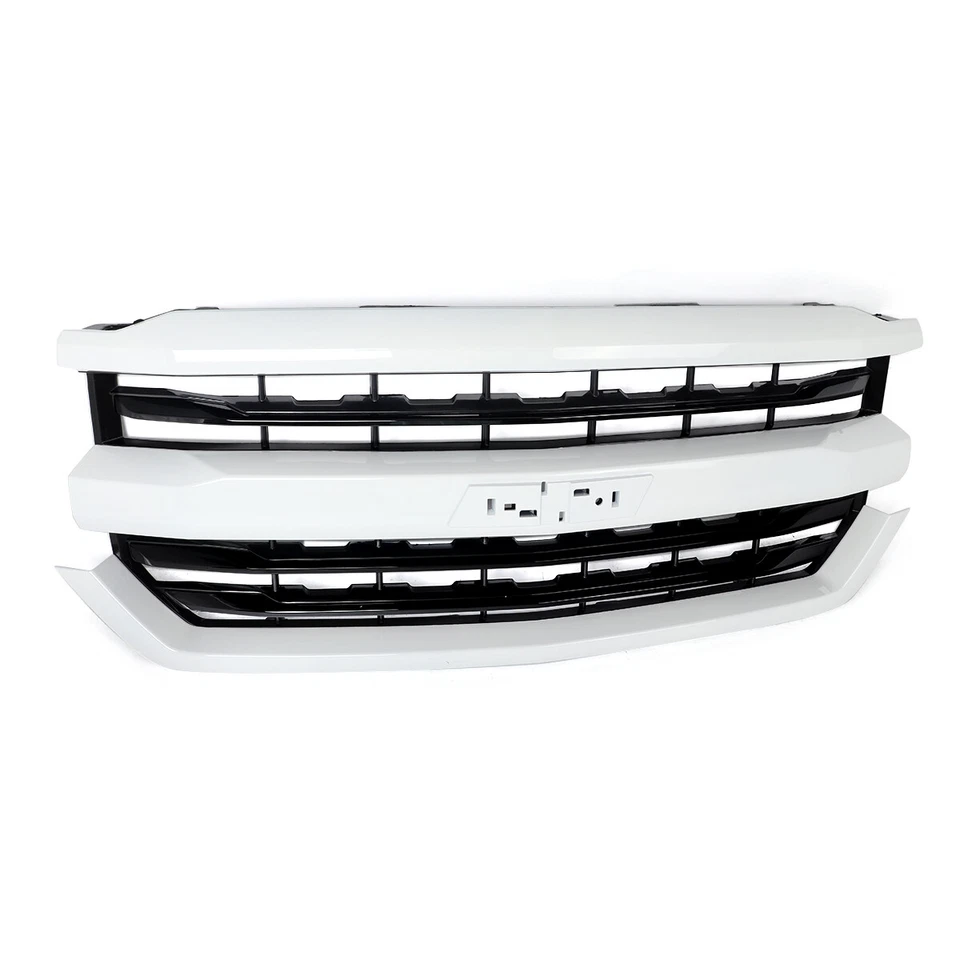 For Chevrolet Silverado 1500 Front Grille Grill Summit White 2016 2017 2018 Z71 Foto 4 de 4