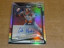 2022 Panini Elite Extra Editoin CADE HUNTER AUTOGRAPH/AUTO REDS M5401
