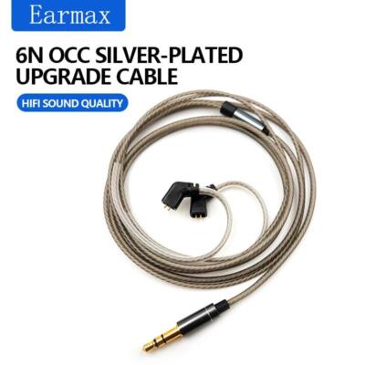 6N OCC QDC Cable For KZ AS12 AS16 KBEAR KB06 KB10 TRN V90S VX BA5 BA8 STM ST1