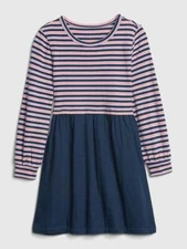 New Gap Girls Mix-Media Skater Dress Choose Size MSRP $44.95