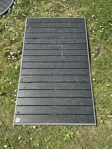3x Rectangular Black Composite Table Top Job Lot