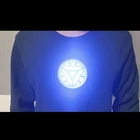 Wearable MK6 Iron Man Armor Arc Reactor Mark 6 Touch LED Tony Stark Chest Light