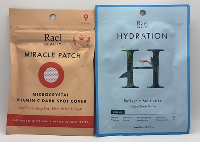 2PC Rael Beauty Set ~ Miracle Patch & Hydration Mask ~ 9 Patches & 1 Sheet TTL