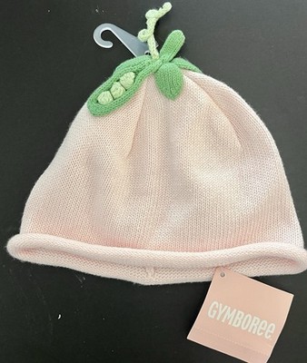 NWT Infant Girls 6-12 mo Gymboree PRETTY PEA Cotton Pink HAT vintage  10 RARE