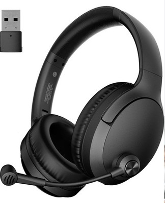 Wireless Headset with Mic for Work up to 40H Talk Time, Over-Ear Foldable...