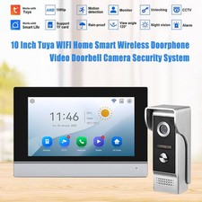 NEW 10 inch WiFi Video Doorbell Smart Tuya App 2-Way Audio Night Vision