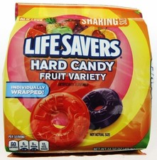 Lifesavers Fruit Variety 10 Flavor Individually Wrapped Hard Candy 14.5oz Bag