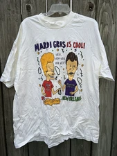 Beavis And Butthead Mardi Gras is Cool Unisex Cotton Shirt MK679