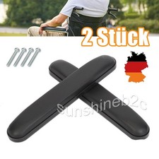2X Armlehne Rollstuhl-Armpolster Verschlei&szlig;fest Mit Schrauben 27cm / 35cm