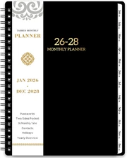2026-2028 Monthly Planner/Calendar - 3 Year Monthly Planner 2026-2028, Jan. 2026
