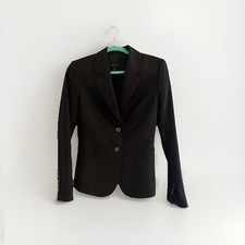 The Limited Size 4 Blazer Womens Two Button Black Suit Jacket Blazer