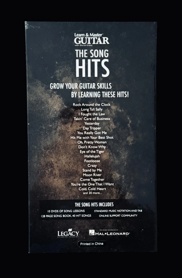 Legacy: Learn & Master Guitar: The Song Hits: Book/10-DVD - Image 3 of 4