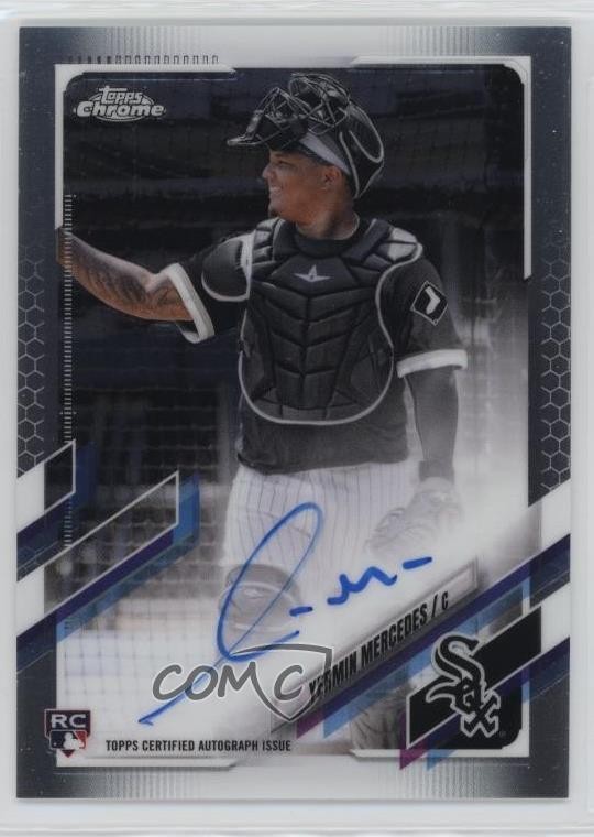 2021 Topps Chrome Rookie Yermin Mercedes #RA-YM Auto 1j91