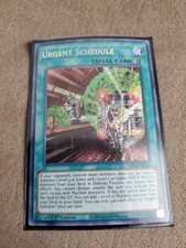 YUGIOH! Urgent SCHEDULE LDS2-EN125 Secret Rare 1st Ed NM 