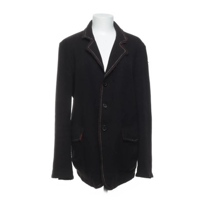 Marithé François Girbaud, Blazer, Größe: 52, Schwarz, Polyamid/Wolle #Ljs