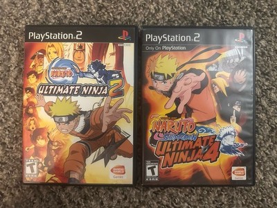 Naruto Ultimate ninja 2 & 4 - Playstation 2 Games - Tested & Working!!! See Pics