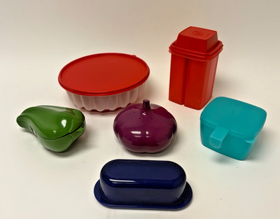 Tupperware | Assorted Mini Containers |Colorful Kitchen Storage Gadget Lot | New