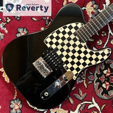 Telecaster firmata Squier Avril Lavigne 2007 - 2014 nera con intarsio a stella usata