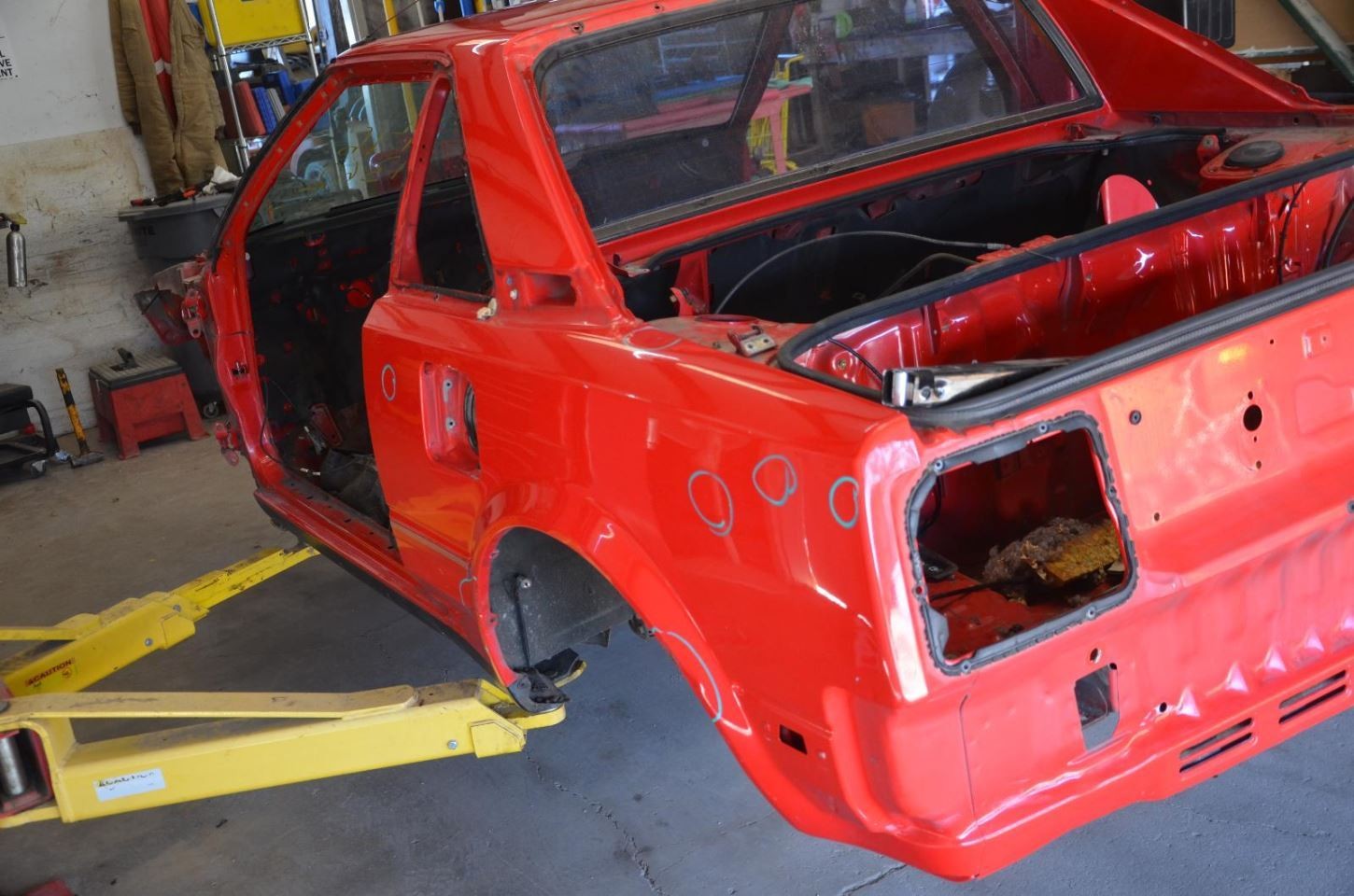 Driver Left Rear Quarter Panel Assembly Fits 85-89 MR2