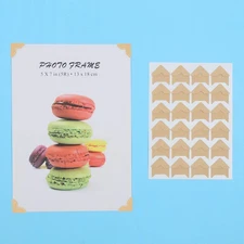 12 Sheets/288 PCS Photo Corner Stickers, Self-Adhesive Photo Mounting Corners...