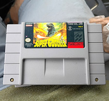 TOHO Super Godzilla SNES Super NES Game Cartridge NTSC-U/C (US/Canada) 1994