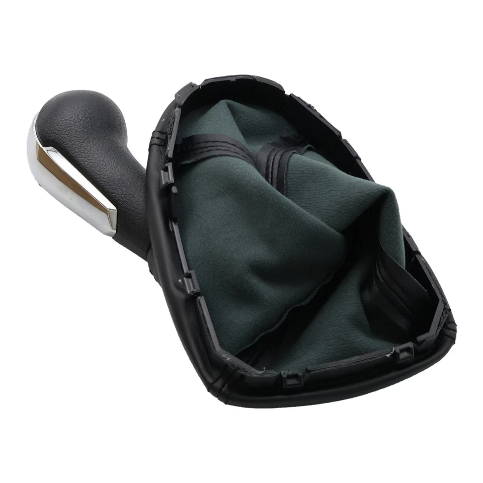 1x Gear Shift Knob 5 Speed With Boot Chrome For 11-16 Chevrolet Spark 1.2L Foto 3 de 4