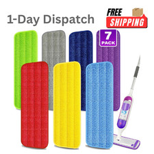 7 Pack Microfiber Mop Pads for Swiffer PowerMop Reusable Washable Refills