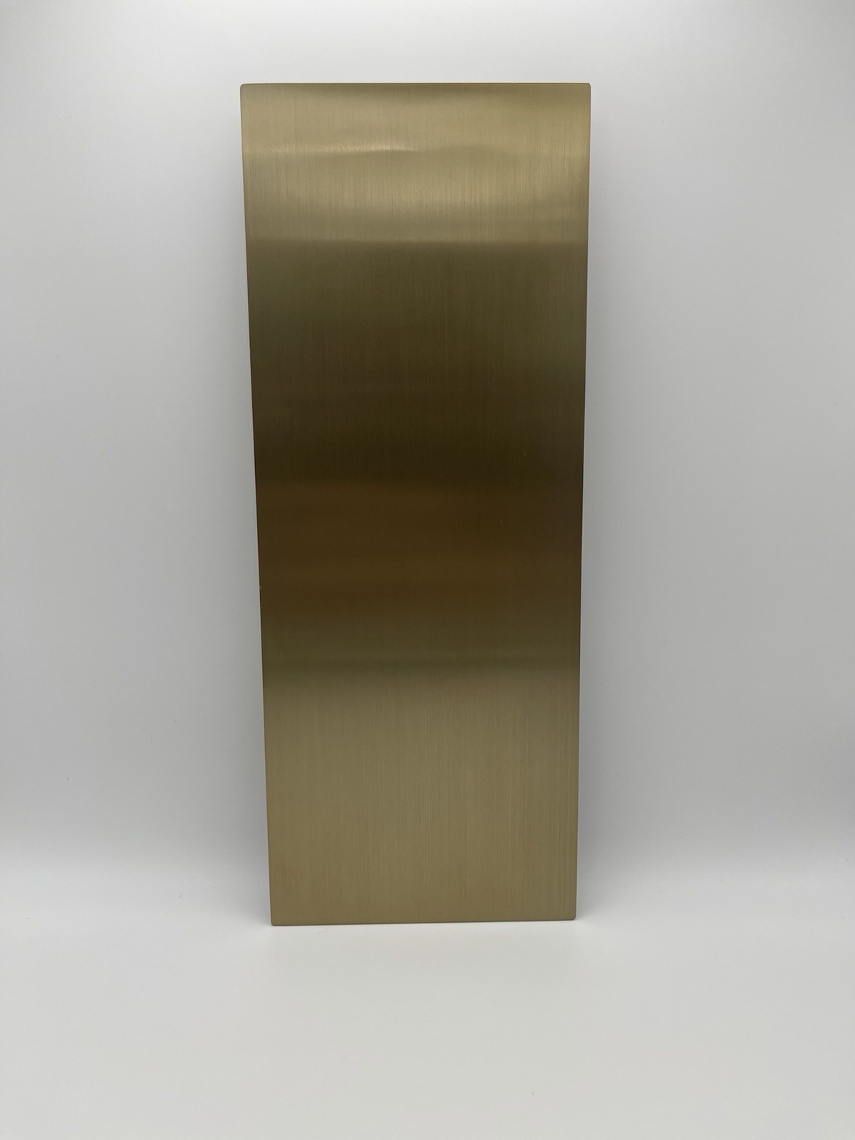 Cartier Store Display Panel • Large Slim • Brushed Gold Retail Fixture