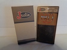 Justin Genuine Leather Rodeo Wallet 22054767W11 -New in Box 