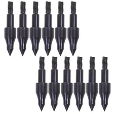 Cosmos 12pcs 100 Grain Field Points Target Practice Crossbow Arrow Archery Tips
