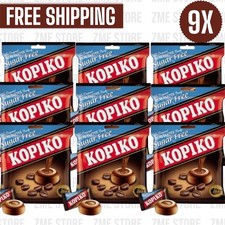 9 Pack X Kopiko Strong and Rich Candy Coffee SUGAR FREE Bag 75 Gram