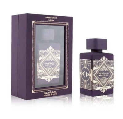 Lattafa Badee Al Oud Amethyst Eau de Parfum Spray 3.4 fl oz Oud Scent