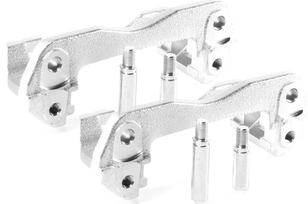 2x Brake Caliper Brackets Front for MAZDA 626 GE/GF, 323 BJ 98-, PREMACY 99-